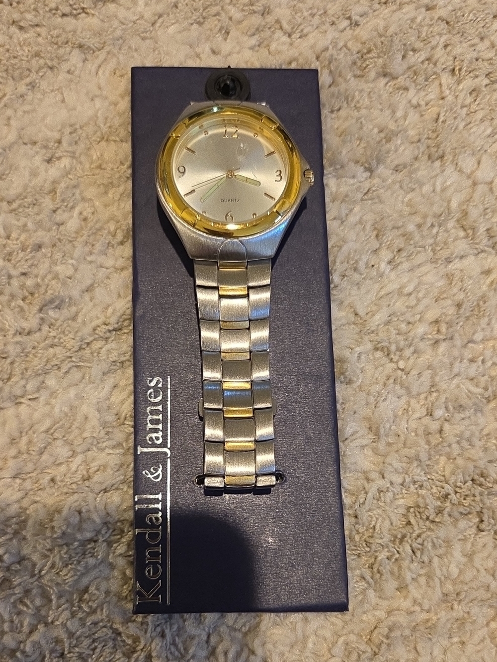 Kendall & James Men’s Two-Tone Silver and Gold Watch